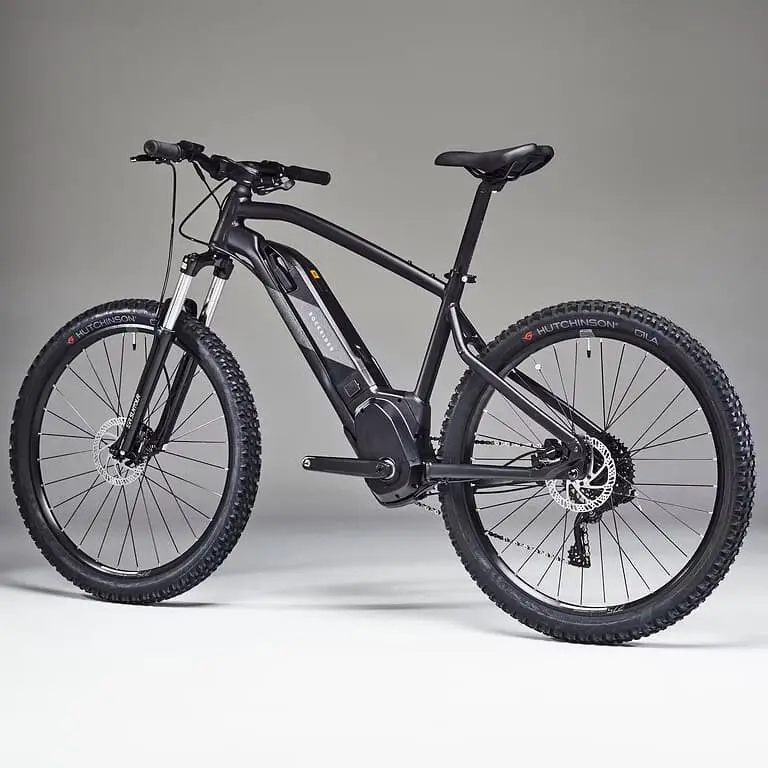 Vélo électrique VTT semi-rigide 27,5" pour trail et montagne, E-ST 500.